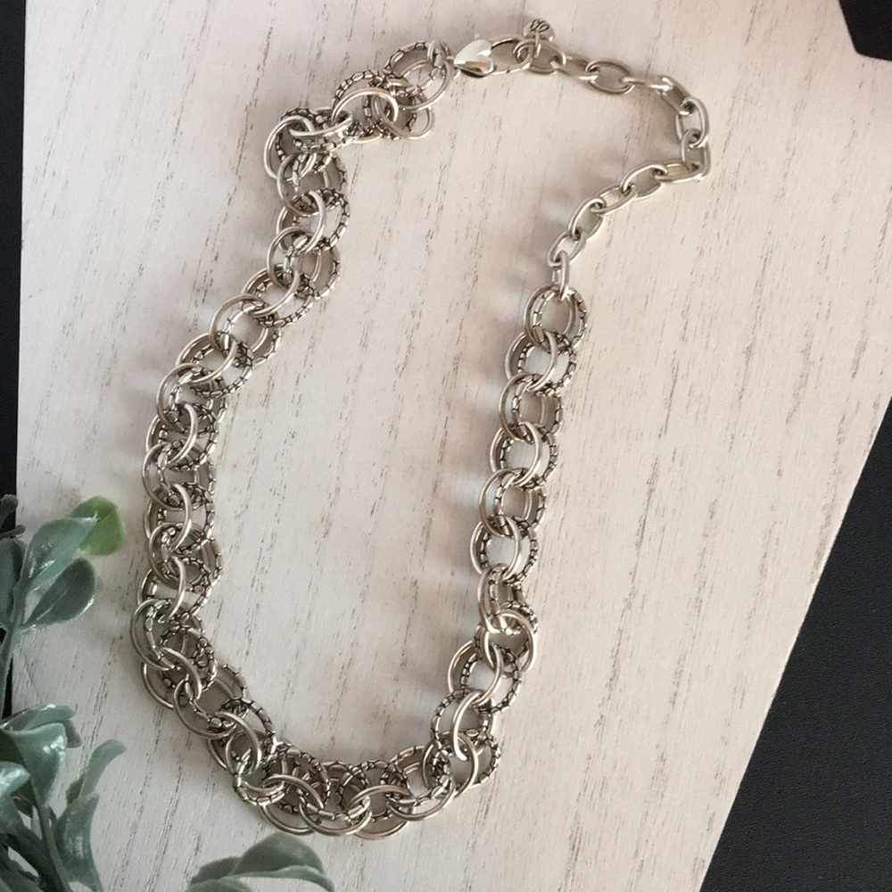 Brighton Pebble Link Necklace HTF